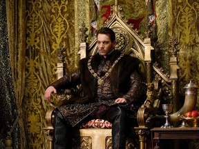 Jonathan Rhys Meyers as King Henry VIII in The Tudors, which is set in England but shot in Ireland.