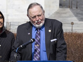 Rep. Don Young, R-Alaska, speaks at a news conference on March 7, 2019 in Washington, D.C.