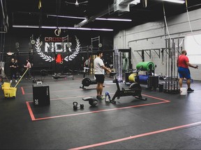 Pictured is the interior of CrossFit gym in Ottawa