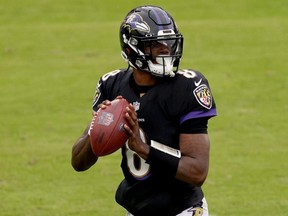 Ravens quarterback Lamar Jackson has tested positive for the coronavirus, according to multiple reports Thursday, Nov. 26, 2020.