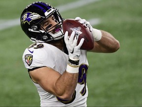 Ravens tight end Mark Andrews is one of 22 players on the team with COVID-19, according to a report.