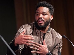Director Ryan Coogler attends the 'Black Panther' BFI preview screening held at BFI Southbank on February 9, 2018 in London.