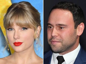 Taylor Swift and Scooter Braun.