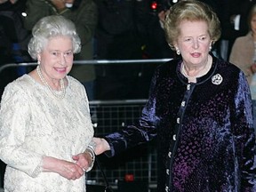 BRITAIN-QUEEN-ELISABETH-THATCHER