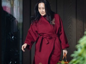 Meng Wanzhou, chief financial officer of Huawei, leaves her home to attend a hearing at B.C. Supreme Court in Vancouver on Tuesday, November 17, 2020.