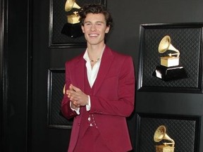 62nd Annual GRAMMY Awards Arrivals 2020 held at the Staples Center in Los Angeles California.  Featuring: Shawn Mendes Where: Los Angeles, California, United States When: 26 Jan 2020 .