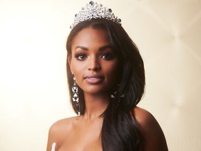 Miss Mississippi Asya Branch, 22, was named Miss USA Monday in Memphis.