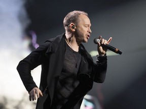 Donnie Wahlberg of the New Kids on the Block perform at the Air Canada Centre in Toronto, Ont. on Sunday June 28, 2015.