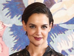 Actor Katie Holmes attends the Zimmermann fashion show during New York Fashion Week: The Shows at Gallery I at Spring Studios on February 12, 2018 in New York City.