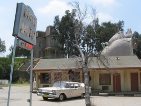 The Bates Motel movie set at Universal Studios.