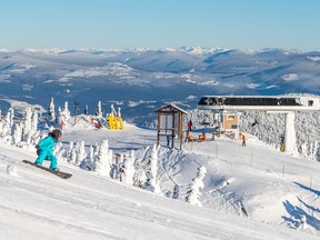 Big White resort village west of Kelowna.