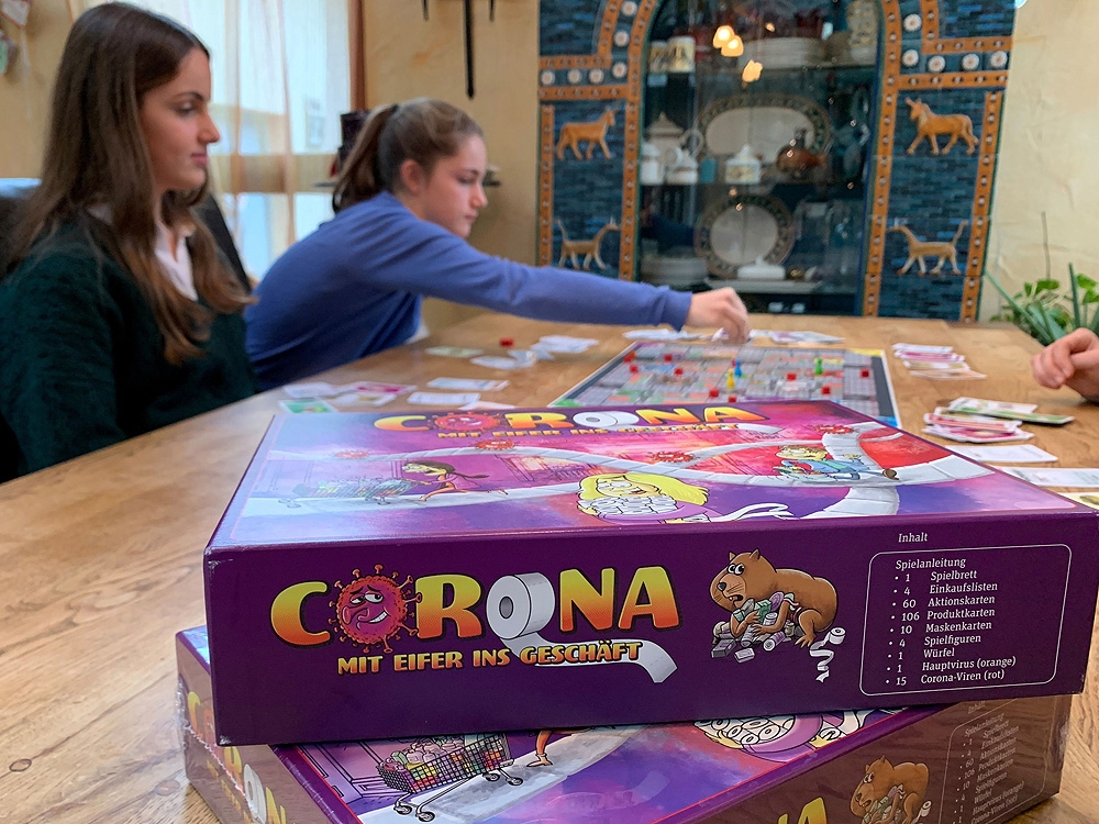 'DEMAND HAS BEEN MASSIVE' German sisters invent 'Corona' board game
