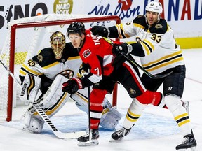 Capitals-bound Zdeno Chara (right) deserved to finish his career in Boston, like he wanted. Even at 43, Chara is one of the best leaders in the NHL.  Errol McGihon/Ottawa sun