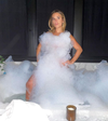 Country singer Jessie James Decker shared a ‘nekkid’ snapshot of herself covered in bubbles on Instagram.
