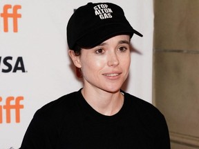 Elliot Page, then known as Ellen Page, arrives at the Canadian premiere of "There's Something In The Water" at the Toronto International Film Festival in Toronto, Sept. 8, 2019.