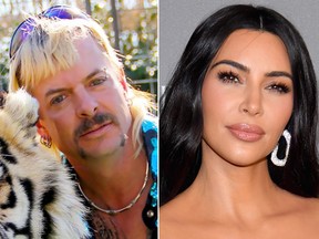 Joe Exotic and Kim Kardashian.