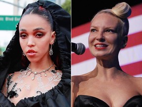 FKA Twigs, left, and Sia.