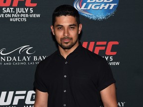 Actor Wilmer Valderrama attends the UFC 175 event at the Mandalay Bay Events Center on July 5, 2014 in Las Vegas, Nevada.