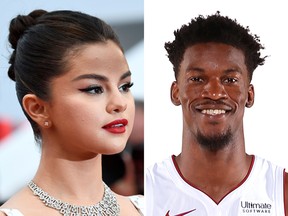 Selena Gomez and Jimmy Butler.