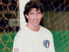 Italian soccer player Paolo Rossi.