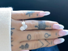 Ariana Grande showed off her new engagement ring on Instagram.