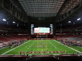 A general view of the game between the Washington Football Team and the San Francisco 49ers at State Farm Stadium on December 13, 2020 in Glendale, Arizona.