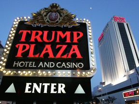 The Trump Plaza hotel and casino in Atlantic City, New Jersey, is pictured in May 2007.