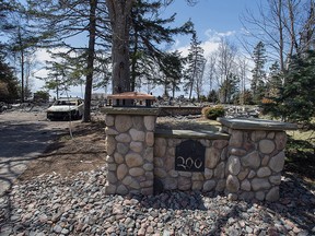 A fire-destroyed property registered to Gabriel is seen in Portapique, N.S. on Friday, May 8, 2020.