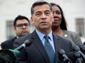 U.S. President-elect Joe Biden nominated California attorney general Xavier Becerra for secretary of health and human services, on Monday, Dec. 7, 2020.