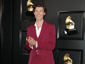 62nd Annual GRAMMY Awards Arrivals 2020 held at the Staples Center in Los Angeles California.  Featuring: Shawn Mendes Where: Los Angeles, California, United States When: 26 Jan 2020.