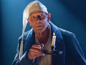 Actor Stephen Hair returns as Scrooge in Theatre Calgary's 2020 digital version of A Christmas Carol.