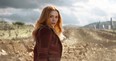 Scarlet Witch/Wanda Maximoff (Elizabeth Olsen) in a scene from Avengers: Infinity War.