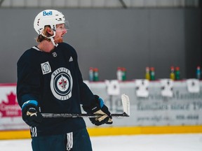 Winnipeg Jets forward Kyle Connor at an informal skate at MTS Iceplex in Winnipeg on Jan. 1, 2021. Tyler Esquivel/Winnipeg Jets