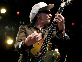 Sylvain Sylvain of the New York Dolls performs on stage at the Best Of V event, which showcases artists from the V Festival lineup in more intimate concert settings, at the Sidney Myer Music Bowl on in Melbourne, Australia, April 4, 2007.