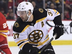 Boston Bruins centre Patrice Bergeron was named the team's captain on Jan. 7, 2021.