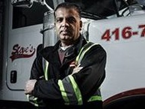 An image of Steve Pillai on the Discovery website promoting Heavy Rescue: 401.