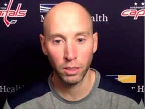 Former Ottawa Senators goalie Craig Anderson talks on a Zoom call on Wednesday, Jan. 5, 2021.