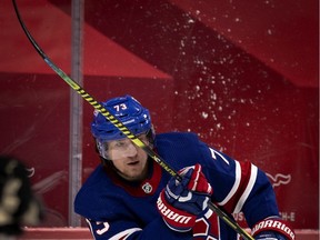 Tyler Toffoli leads the Canadiens with 10 goals in 15 games this season.