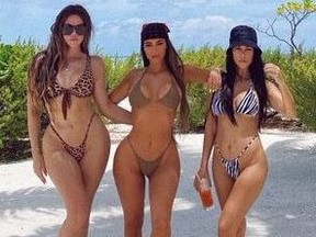 Kim Kardashian and co. at her 40th birthday celebrations in Polynesia. COVID-19 did not stop her!