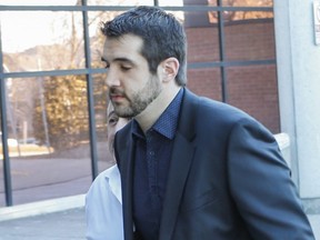 Marco Muzzo arrives at Newmarket Courthouse February 23, 2016.