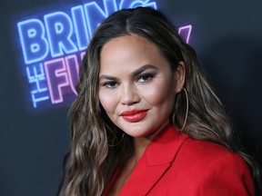 Chrissy Teigen attends the premiere of NBC's "Bring The Funny" at Rockwell Table & Stage on June 26, 2019 in Los Angeles