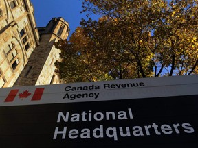 The Canada Revenue Agency headquarters in Ottawa is shown on Nov. 4, 2011.