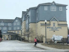 An investigation is under way after reports surfaced that residents of White Cliffe Terrace Retirement Residence, in Courtice, had their door handles removed to prevent them from leaving their suites.