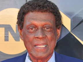 Elgin Baylor attends the 2018 NBA Awards Show at Barker Hangar on June 25, 2018 in Santa Monica, Calif.