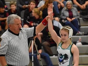 Heaven Fitch becomes first girl to win North Carolina State Wrestling Championship, bringing more eyes to women in sports.