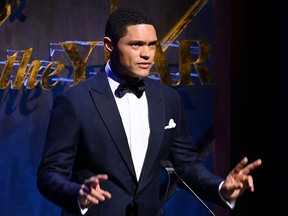 Trevor Noah speaks onstage at the 2019 Glamour Women Of The Year Awards at Alice Tully Hall on Nov. 11, 2019 in New York City.