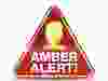 An icon for an Amber Alert warning message.