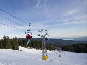 FILE PHOTO - A skiing accident on Mt. Seymour on Saturday night has claimed the life of 11-year-old child.