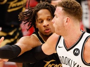 Freddie Gillespie (left), had averaged 5.3 points, 3.6 rebounds, 1.0 blocks and 16.0 minutes in 10 games with the Raptors prior to Thursday’s game.  USA TODAY Sports