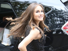 Nikki Graham outside ITV Studios in London, Oct. 20, 2016.